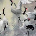 flock of cranes