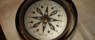 Старинный морской компас